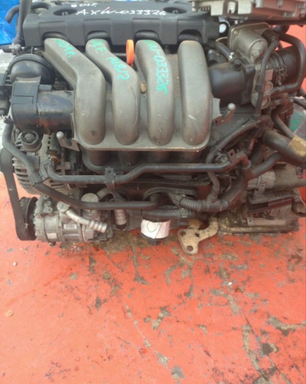 Двигатель контрактный в сборе Volkswagen AXW 2.0 FSI (06F100031X) — изображение 2